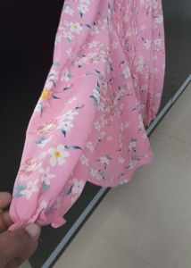 Pink Floral Top From Brand MAX