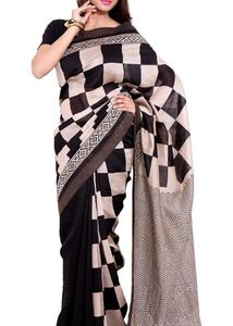 Handmade Chanderi Silk Saree