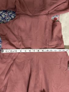 Elegant Mauve Layered Dress