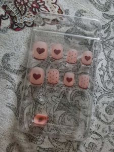 Heart & Polka Dot Press-On Nails