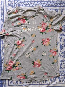 Floral Print Tee