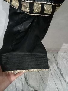 Satin Black Salwar Suit
