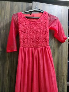 Excellent New Red Gown