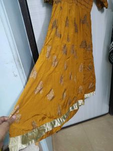 Libas Mustard Anarkali Suit Set M...