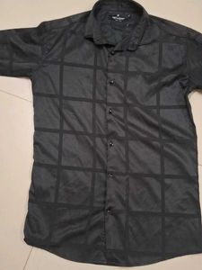 Stylish Black Patterned Shirt