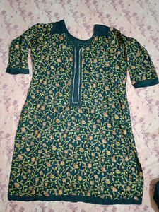 Sea Green Kurta Plazo Set 💚💚