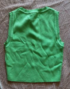Zara Green Knit Tank Top