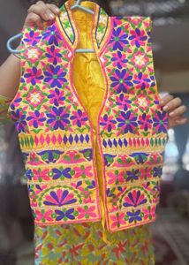 Navratri Koti With Kutch Embroidered-Ethnic Jacke