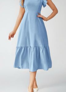 Blue Midi Sundress