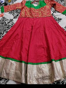 Combo of Embroidered Anarkali & Asymmetric Dress