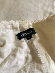 Womens Party White Crop Top