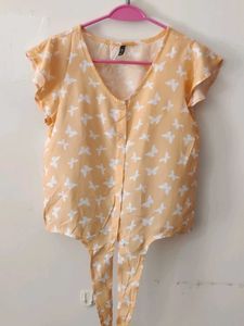 Butterfly Print Top