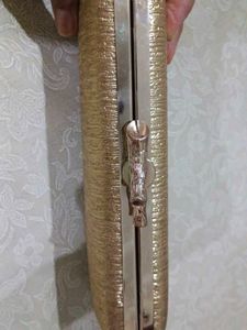 Elegant Gold Clutch