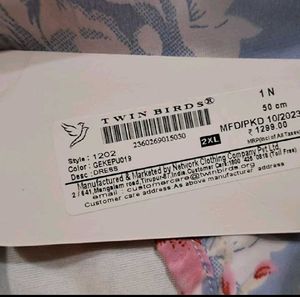 2xl Twin Birds Dress New