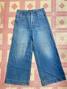 Wide Leg Denim Jeans