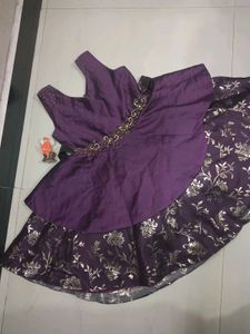 Purple Floral Dress