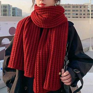 Mikasa red Knit Scarf