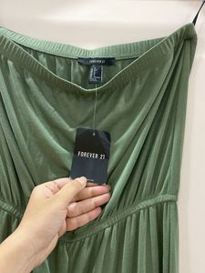 Olive Green Tube jumpsuit