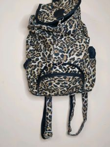 Leopard Print Canvas Bag