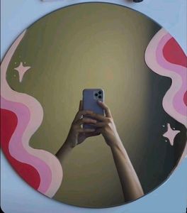 Hand-Painted Mirror