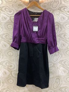 Stylish Two-Tone Dress
