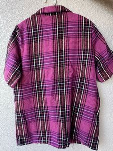 Plaid Short Sleeve Blazer