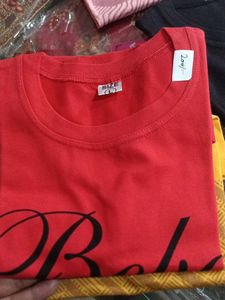Yellow Printed Tshirt 4pc Combo