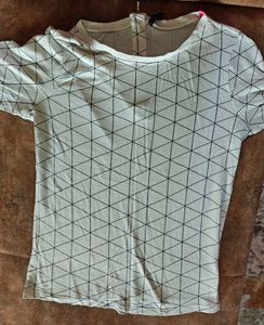 Pattern White T-shirt