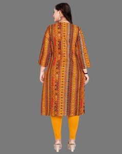 Elegant Printed Kurta  golden foil work (s,m,l)
