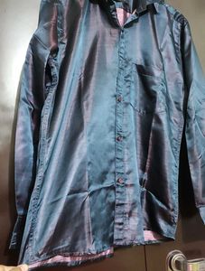 Multi Shining Party Wear Shirt 40 Chest