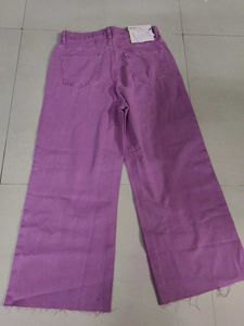 ginger by lifestyle purple wide leg jeans, fringe