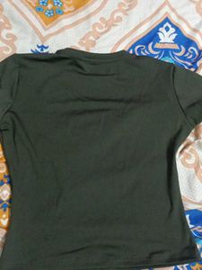Shein Activewear Top - Olive Green