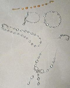 Resin Raindrop Jewellery Sets