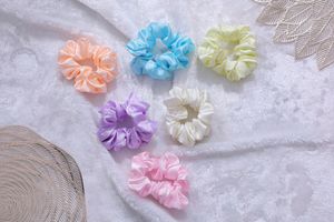 6 Pcs Satin Scrunchies Combo