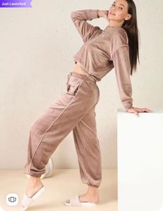 Hooded Neck Top &amp; Pyjamas Cord