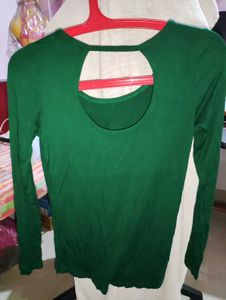 Emerald Green Long Sleeve Top