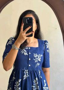 Blue Floral Dress