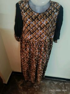 xxl Elegant Printed Dress