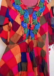 Colorful Patchwork Dress