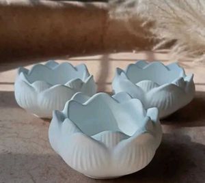 Lotus Candle Holders (Set of 3)