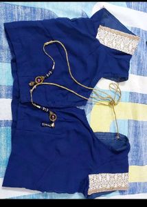Elegant Blue Saree