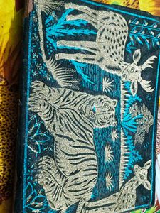 Vintage Animal Sparkle Handmade Painting