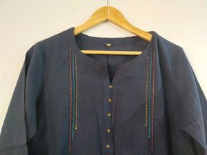 Women&#39;s Blue Kurta