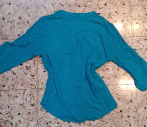 Teal Long Sleeve Button Down