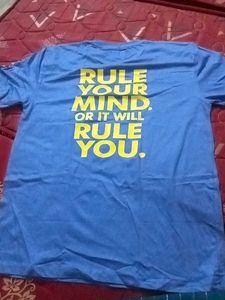 Blue Graphic Print T-Shirt