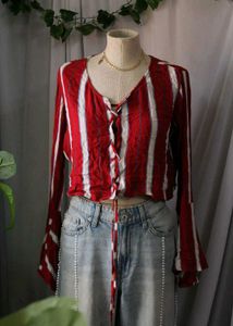 Striped Long Sleeve Top