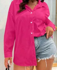 Hot Pink Oversized Shirt