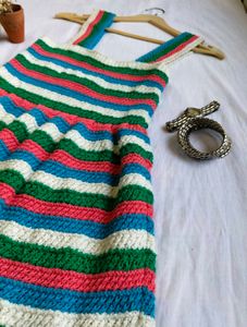 Striped Knit Dress