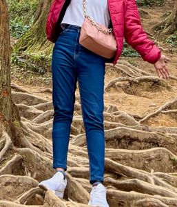 Freakins Denim High Waist Jeans