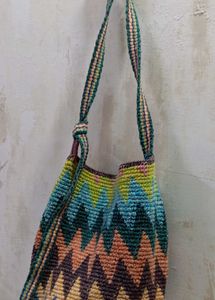 Colorful Crochet Sling Bag